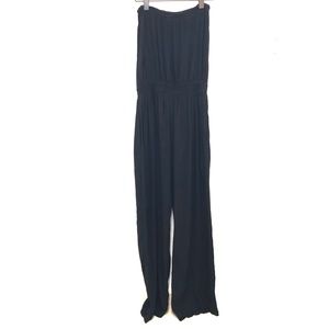 Ava Sky Jumpsuit Black Long Pants Strapless Black Size XS